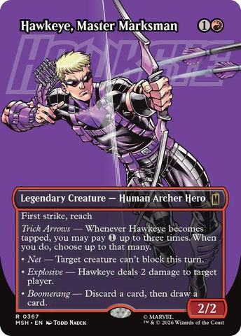 Hawkeye, Master Marksman 367 (Marvel Super Heroes)  - Borderless Foil