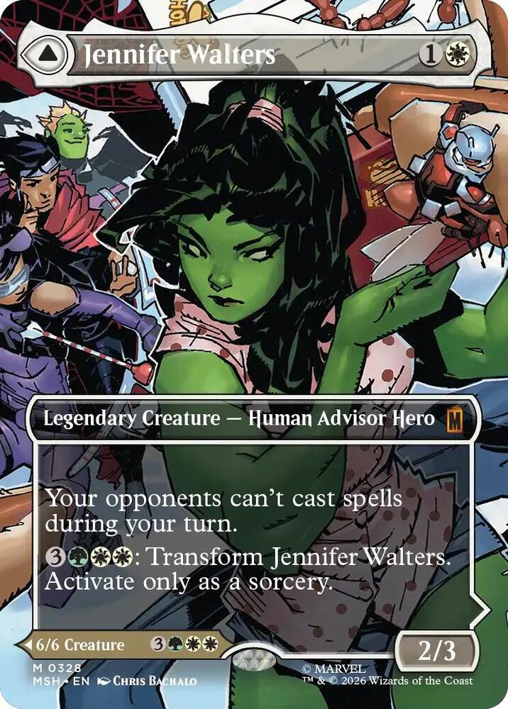 Jennifer Walters // The Sensational She-Hulk 328 (Marvel Super Heroes)  - Borderless