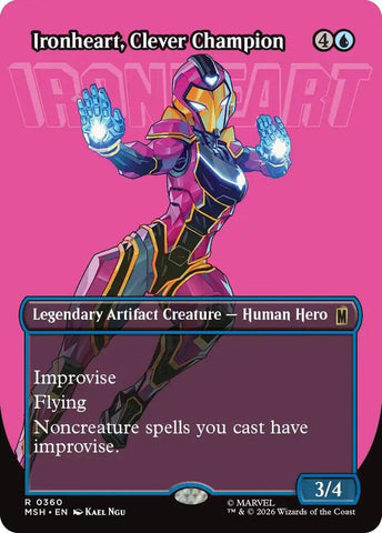 Ironheart, Clever Champion 360 (Marvel Super Heroes)  - Borderless Foil
