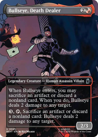 Bullseye, Death Dealer 325 (Marvel Super Heroes)  - Borderless Foil