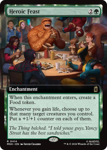 Heroic Feast 414 (Marvel Super Heroes)  - Extended Art Foil