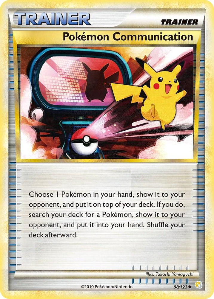 Pokemon Communication 22/30 (HGSS Trainer Kit: Gyarados & Raichu) 