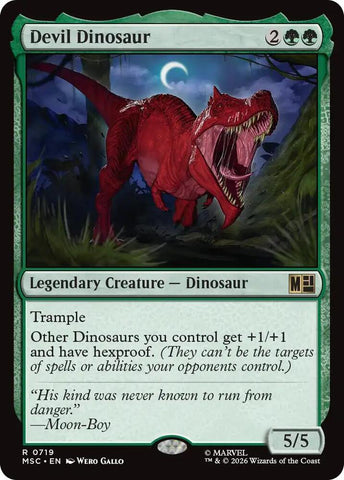 Devil Dinosaur 719 (Commander: Marvel Super Heroes) 