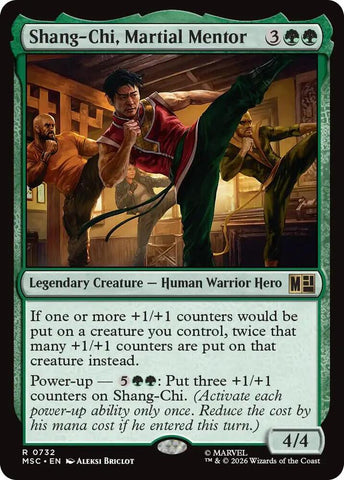 Shang-Chi, Martial Mentor 732 (Commander: Marvel Super Heroes)  - Foil