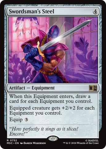 Swordsman's Steel 752 (Commander: Marvel Super Heroes) 