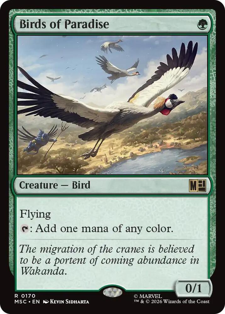 Birds of Paradise 170 (Commander: Marvel Super Heroes) 