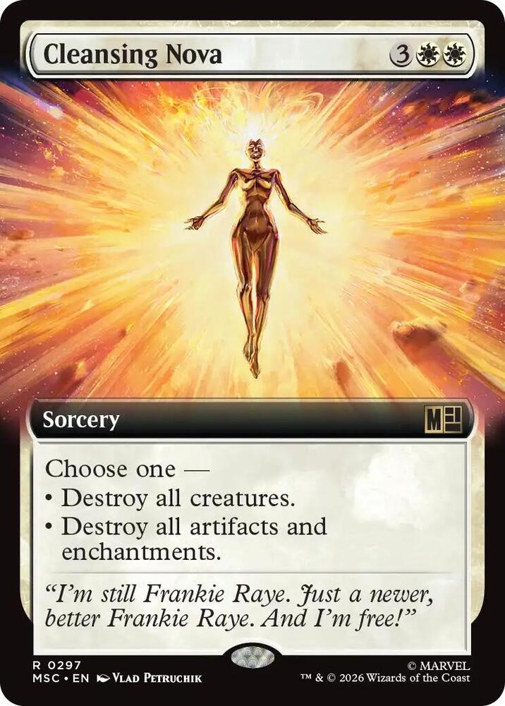 Cleansing Nova Extended Art 297 (Commander: Marvel Super Heroes) 