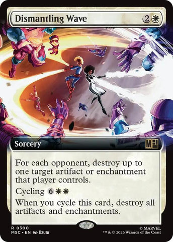 Dismantling Wave Extended Art 300 (Commander: Marvel Super Heroes) 