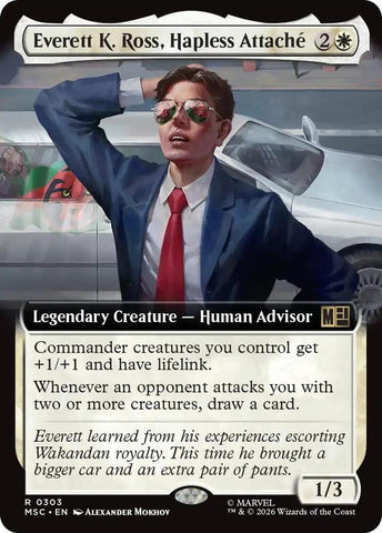 Everett K Ross Hapless Attache Extended Art 303 (Commander: Marvel Super Heroes) 