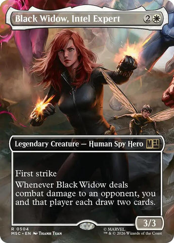 Black Widow Intel Expert Borderless 504 (Commander: Marvel Super Heroes) 