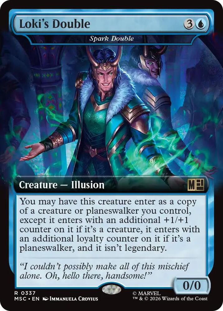 Lokis Double Spark Double Extended Art 337 (Commander: Marvel Super Heroes)  - Extended Art