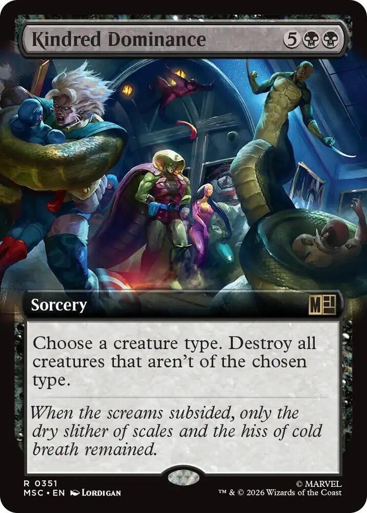 Kindred Dominance Extended Art 351 (Commander: Marvel Super Heroes) 