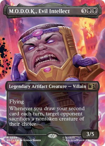 M.O.D.O.K., Evil Intellect 509 (Commander: Marvel Super Heroes)  - Borderless