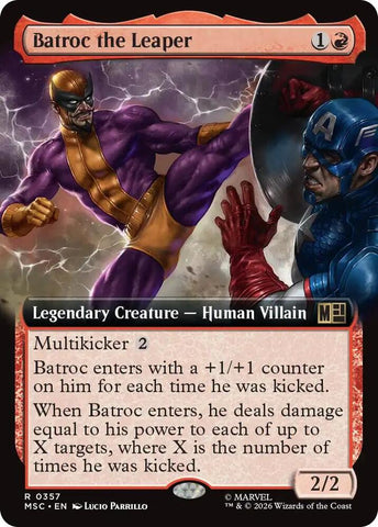 Batroc the Leaper Extended Art 357 (Commander: Marvel Super Heroes)  - Extended Art