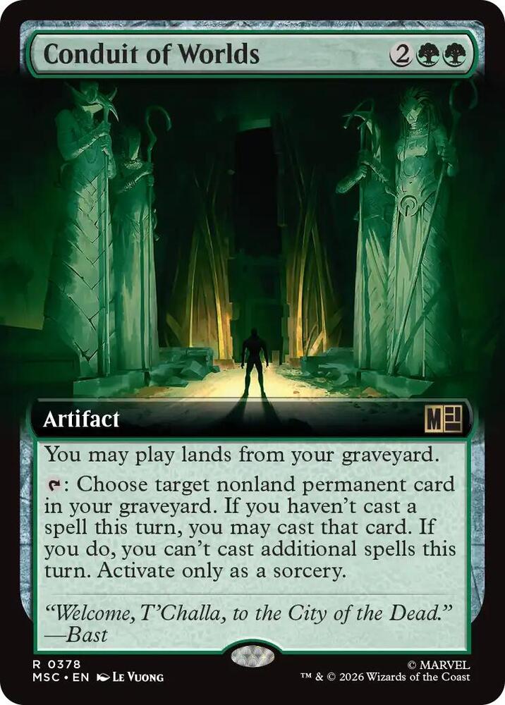 Conduit of Worlds Extended Art 378 (Commander: Marvel Super Heroes)  - Extended Art