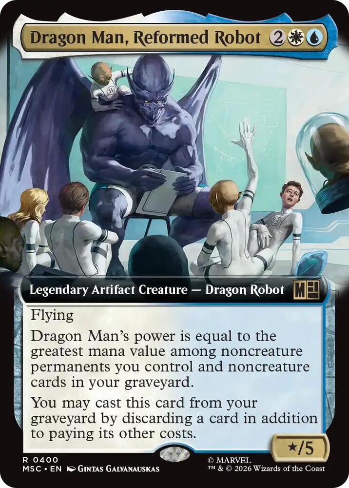 Dragon Man Reformed Robot Extended Art 400 (Commander: Marvel Super Heroes) 