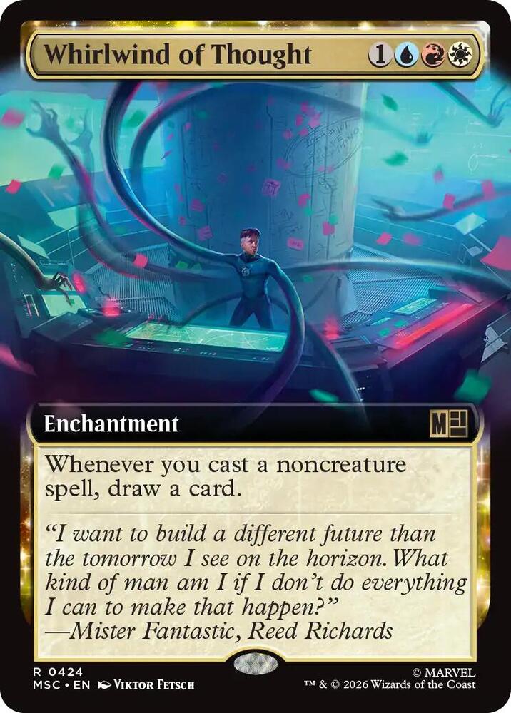 Whirlwind of Thought Extended Art 424 (Commander: Marvel Super Heroes) 