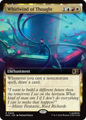 Whirlwind of Thought Extended Art 424 (Commander: Marvel Super Heroes) 