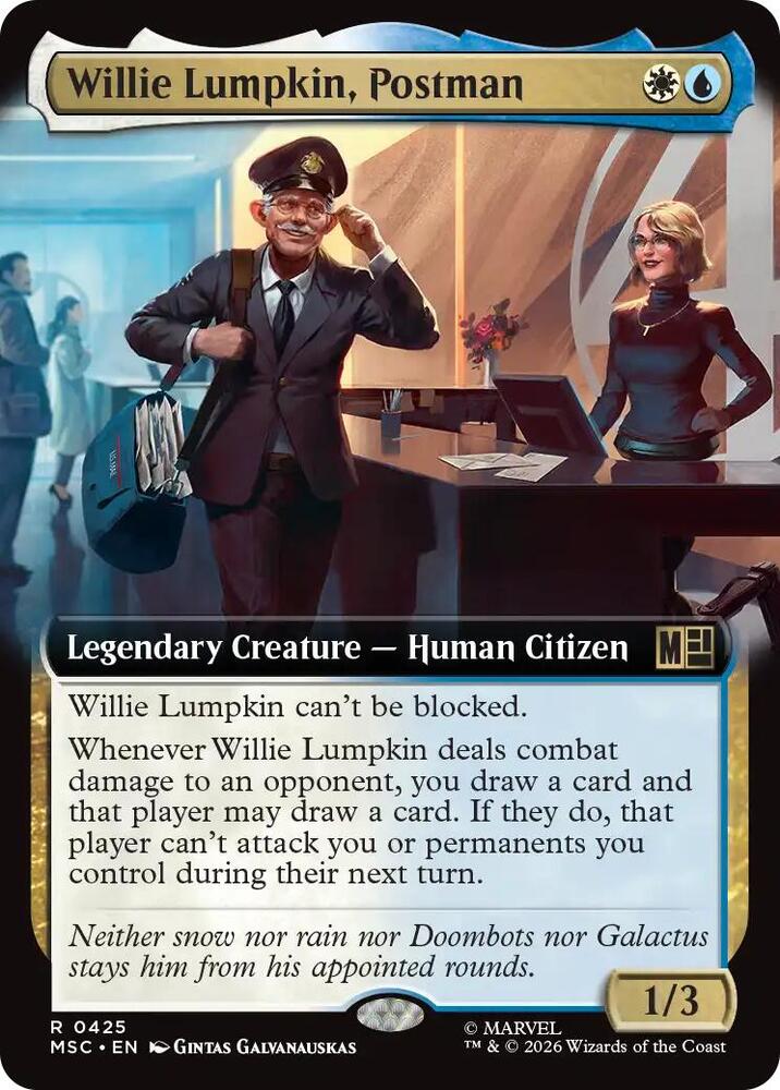 Willie Lumpkin Postman Extended Art 425 (Commander: Marvel Super Heroes) 
