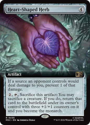Heart Shaped Herb Extended Art 435 (Commander: Marvel Super Heroes)  - Extended Art