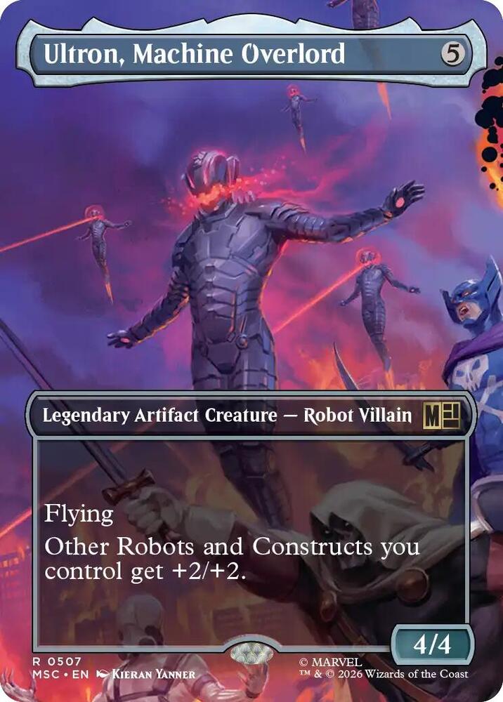 Ultron Machine Overlord Borderless 507 (Commander: Marvel Super Heroes) 