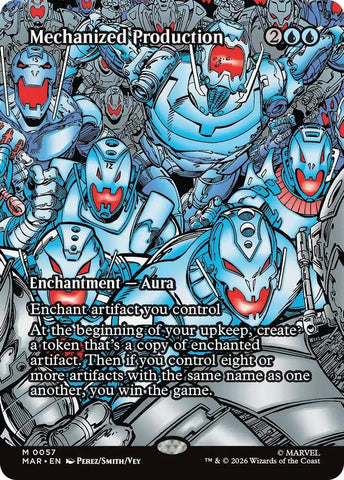 Mechanized Production 57 (Marvel Universe Eternal-Legal)  - Borderless Foil