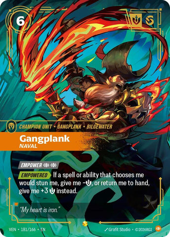 Gangplank - Naval 181/166 (Vendetta)  - Foil