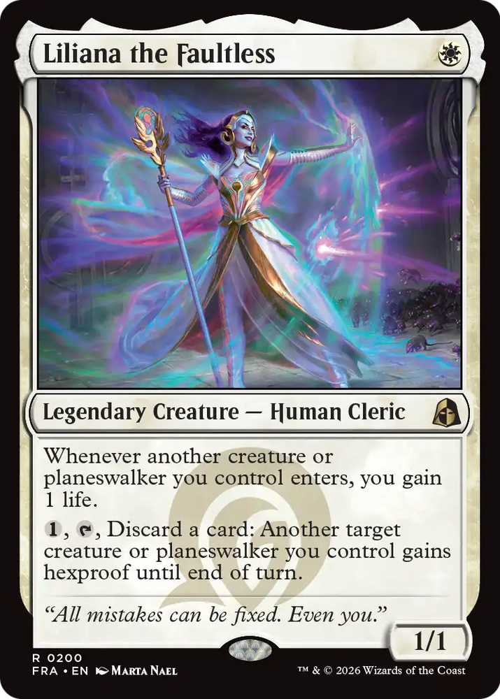 Liliana the Faultless 200 (Reality Fracture)  - Foil