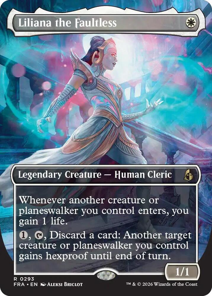 Liliana the Faultless 293 (Reality Fracture)  - Borderless