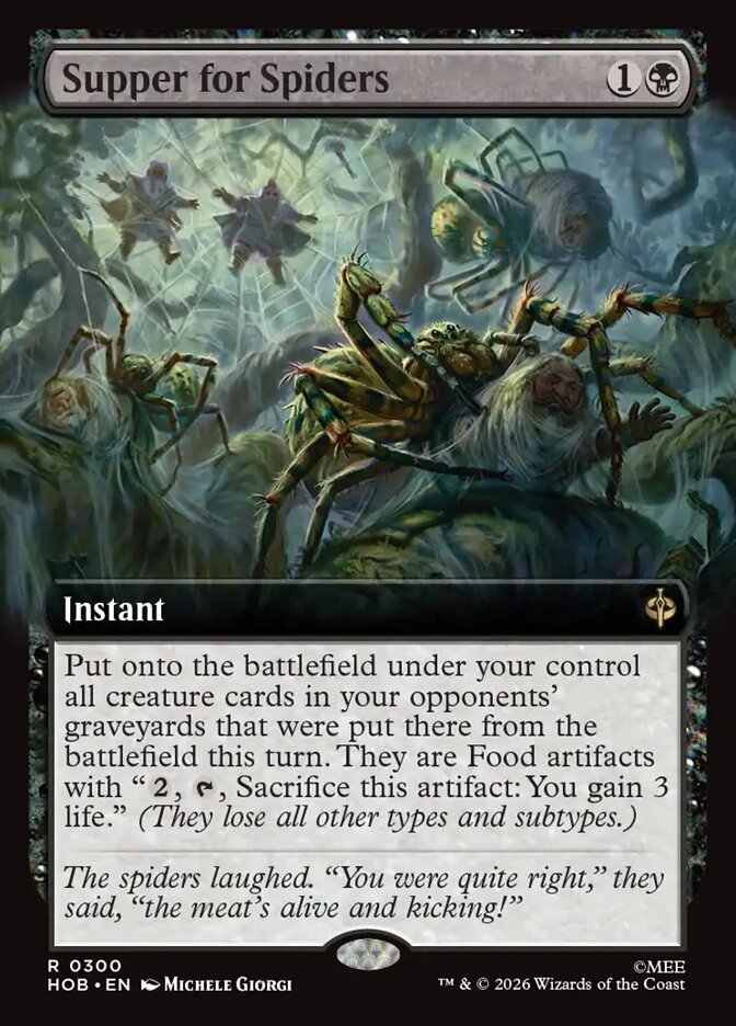 Supper for Spiders 300 (The Hobbit)  - Extended Art