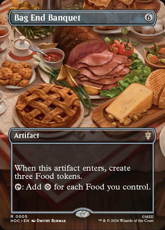 Bag End Banquet 5 (The Hobbit: Eternal-Legal)  - Borderless Foil