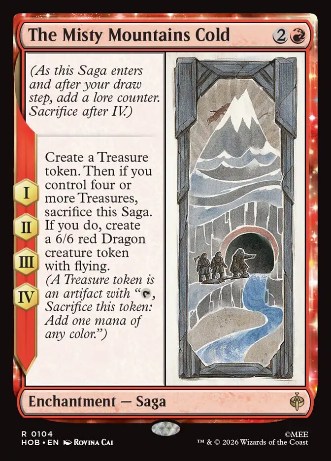 The Misty Mountains Cold 104 (The Hobbit)  - Foil