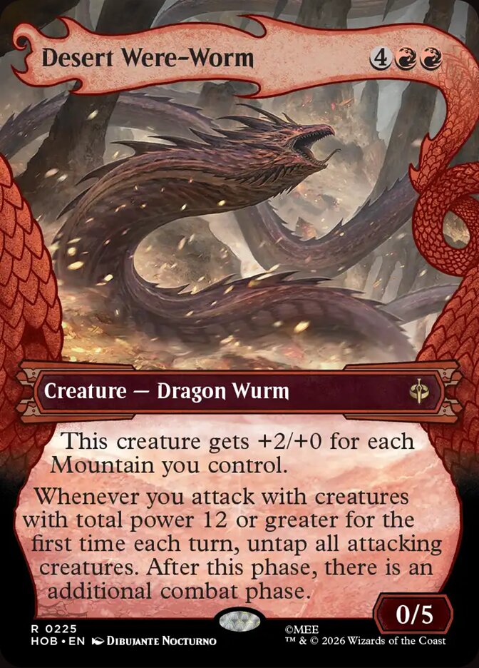 Desert Were-Worm 225 (The Hobbit)  - Showcase Foil
