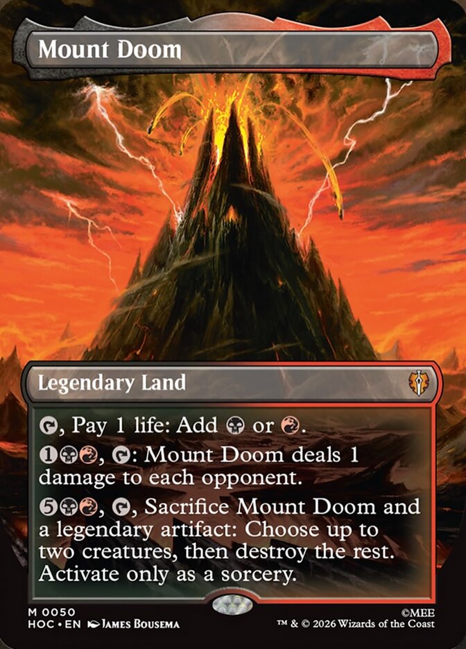 Mount Doom 50 (The Hobbit: Eternal-Legal)  - Borderless
