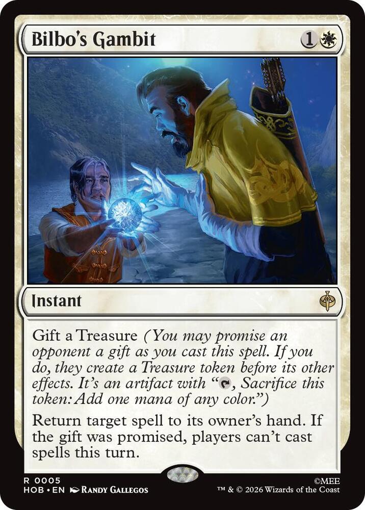 Bilbo's Gambit 5 (The Hobbit)  - Foil