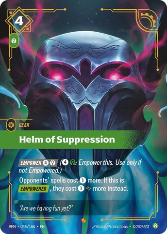 Helm of Suppression 045/166 (Vendetta)  - Foil