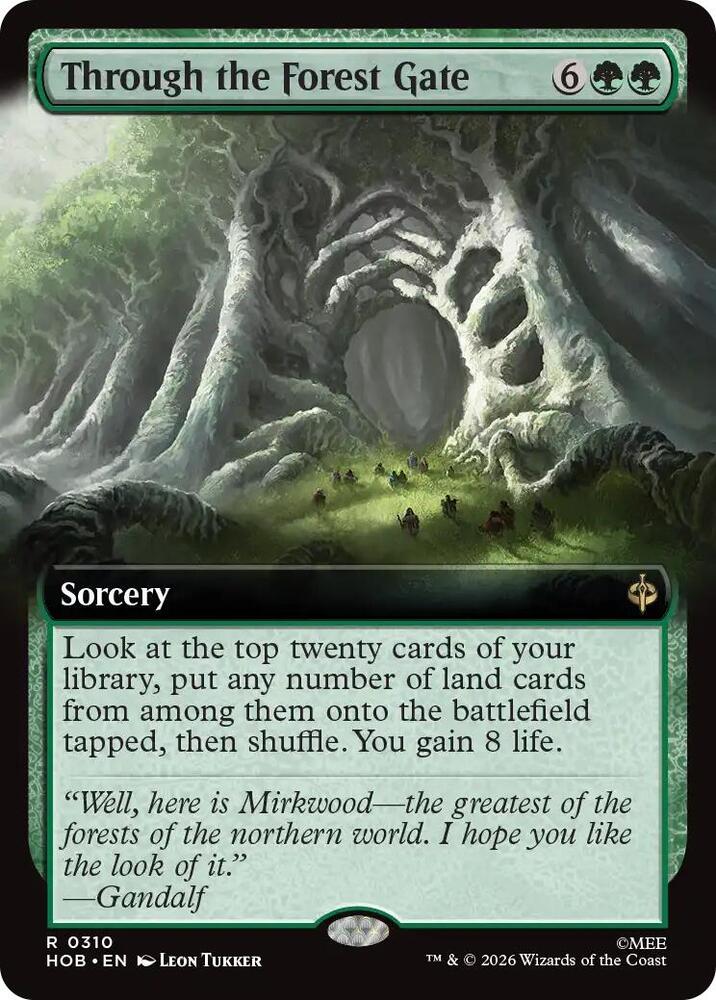 Through the Forest Gate 310 (The Hobbit)  - Extended Art