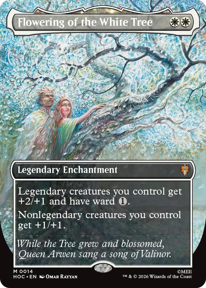 Flowering of the White Tree 14 (The Hobbit: Eternal-Legal)  - Borderless Foil