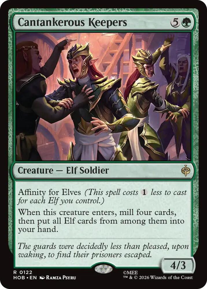 Cantankerous Keepers 122 (The Hobbit)  - Foil