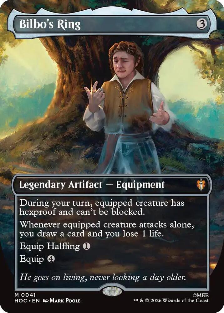 Bilbos Ring 41 (The Hobbit: Eternal-Legal)  - Borderless