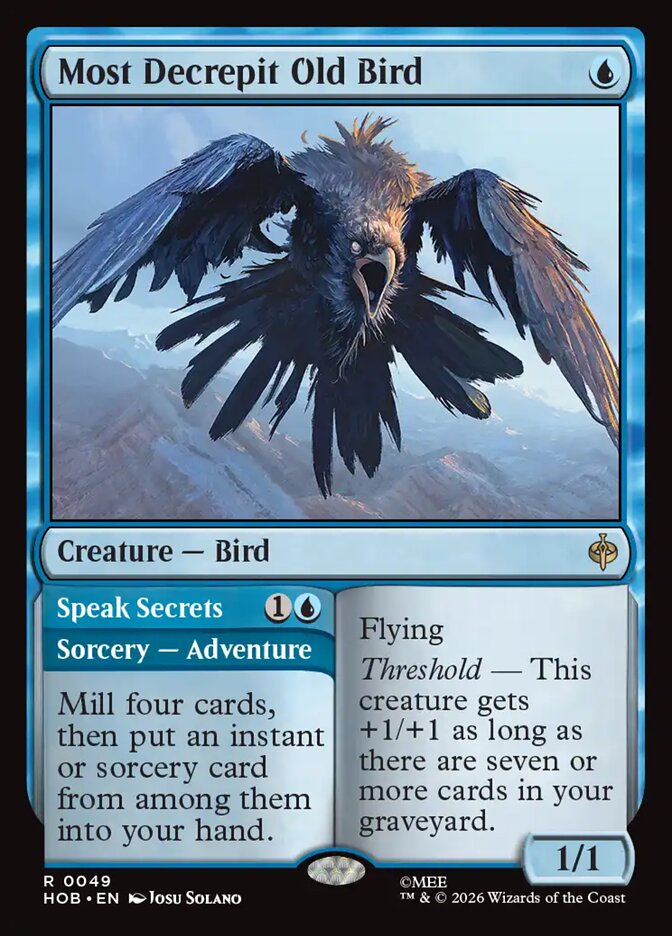 Most Decrepit Old Bird // Speak Secrets 49 (The Hobbit)  - Foil