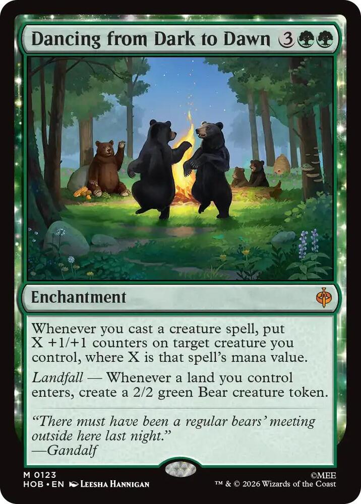Dancing from Dark to Dawn 123 (The Hobbit)  - Foil