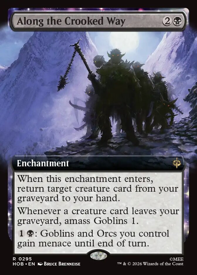 Along the Crooked Way 295 (The Hobbit)  - Extended Art Foil