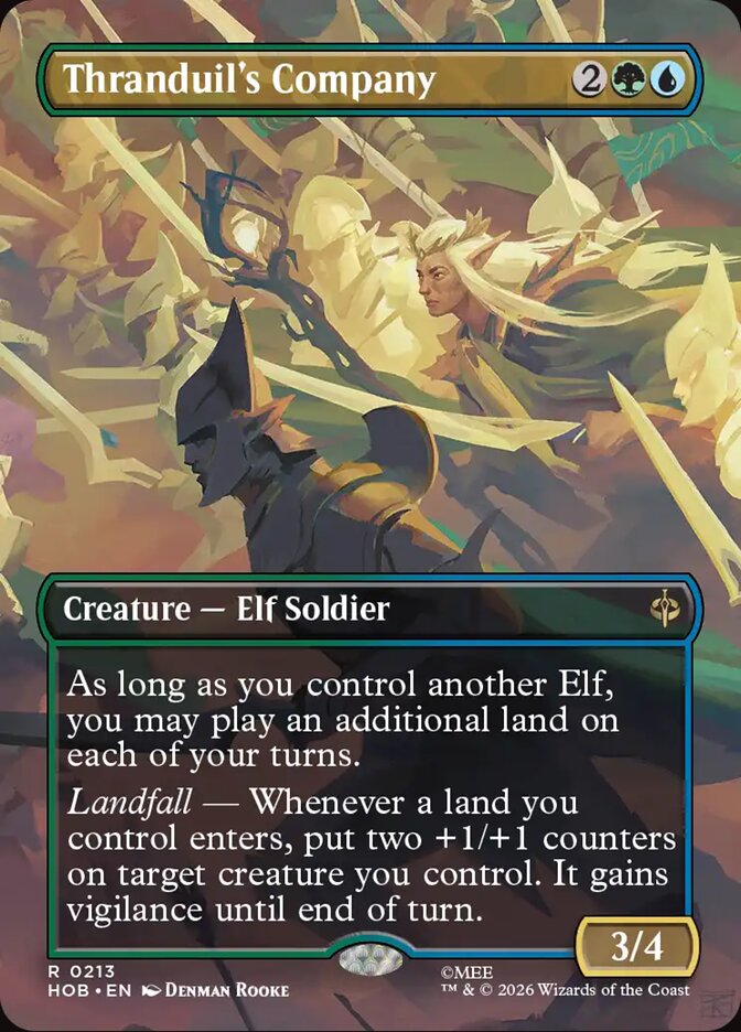 Thranduil's Company 213 (The Hobbit)  - Borderless Foil