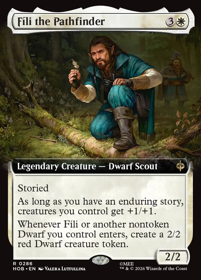 Fíli the Pathfinder 286 (The Hobbit)  - Extended Art Foil