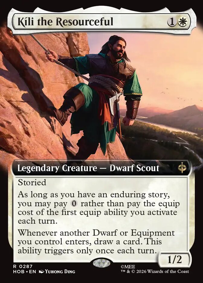 Kíli the Resourceful 287 (The Hobbit)  - Extended Art