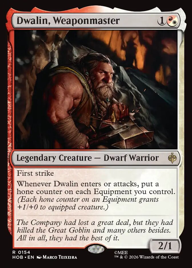 Dwalin, Weaponmaster 154 (The Hobbit)  - Foil