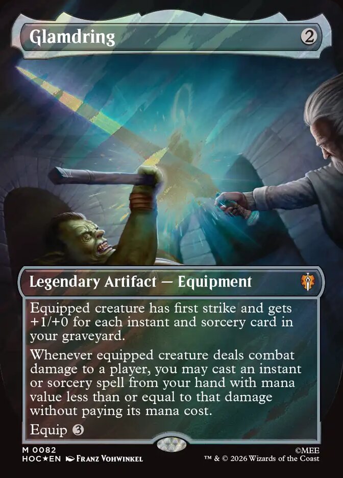 Glamdring 82 (The Hobbit: Eternal-Legal)  - Borderless Surge Foil