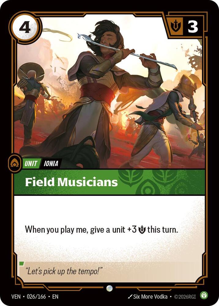 Field Musicians 026/166 (Vendetta)  - Foil