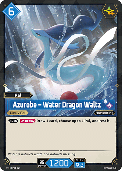 Azurobe – Water Dragon Waltz EBP01-029 (Booster Pack "Dawn of Palpagos") 